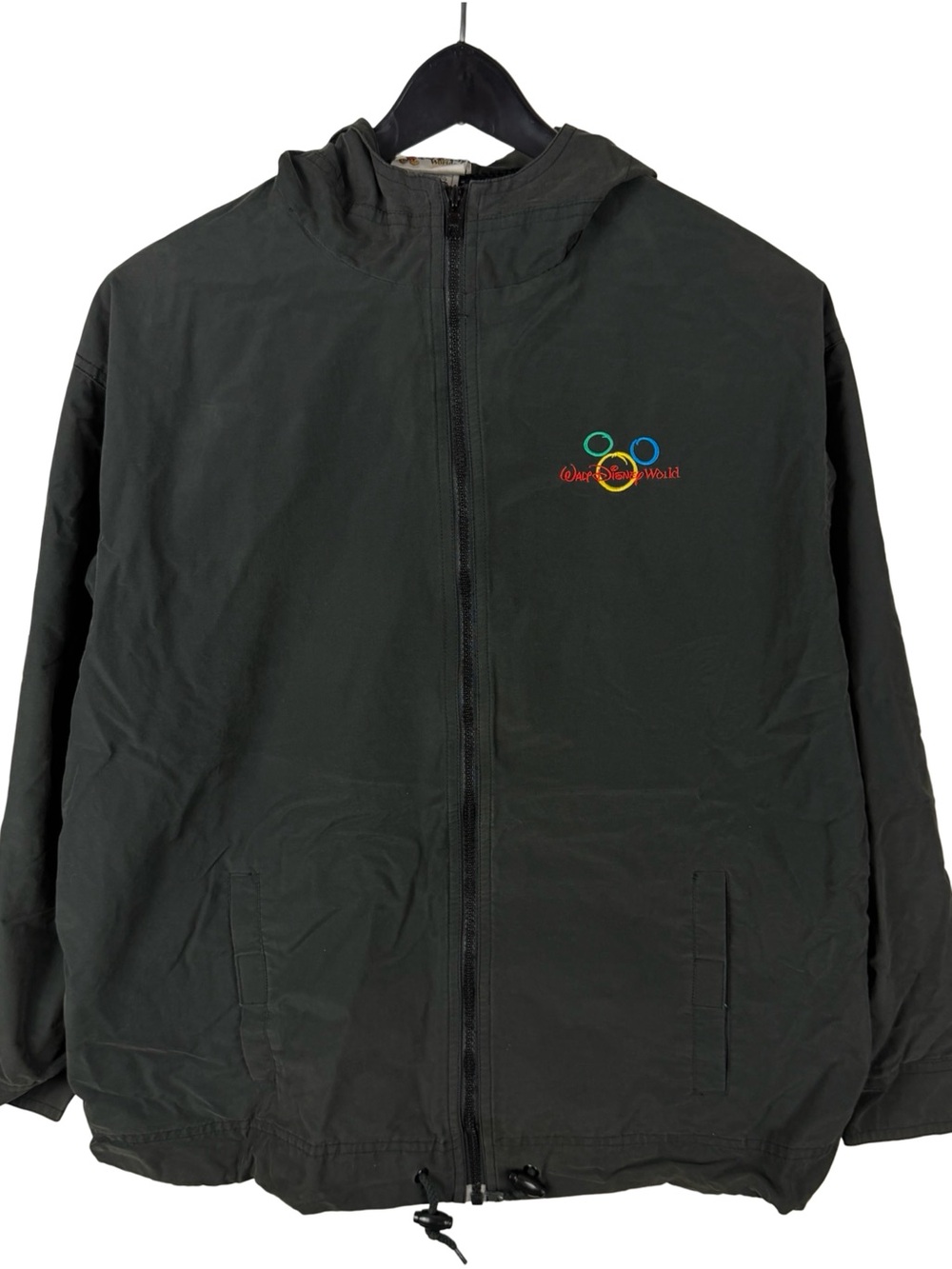 Vintage 90s Disney Store Walt Disney World Full Zip Windbreaker Jacket Size S